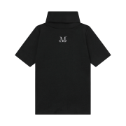 MUCENT Blubber Turtle Neck Half T Black