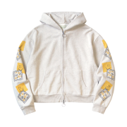 Kapital Fleece Zip Up Gym Hoodie Kinari