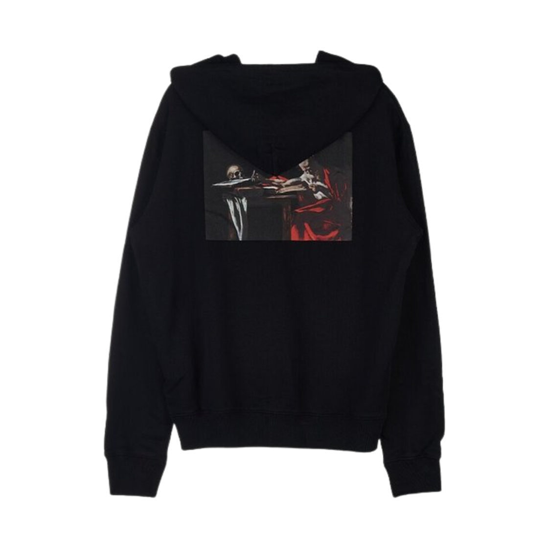 오프화이트 카라바지오 프린트 집 후드 블랙(Off-White Caravaggio Print Zip Hoodie Black) - 1