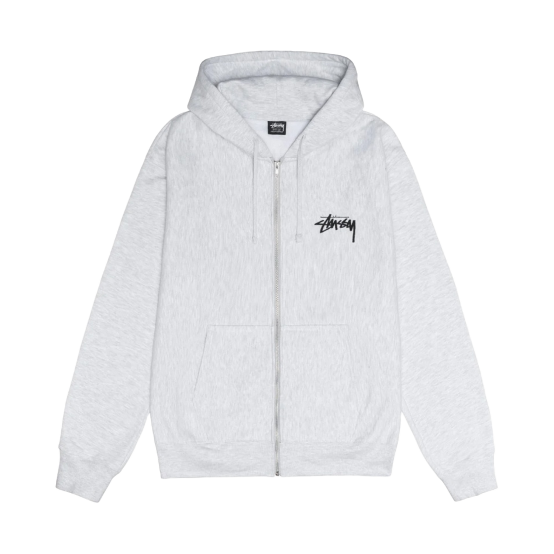 스투시 쉐터드 후드 집업 애쉬 헤더(Stussy Shattered Zip Hoodie Ash Heather) - 2