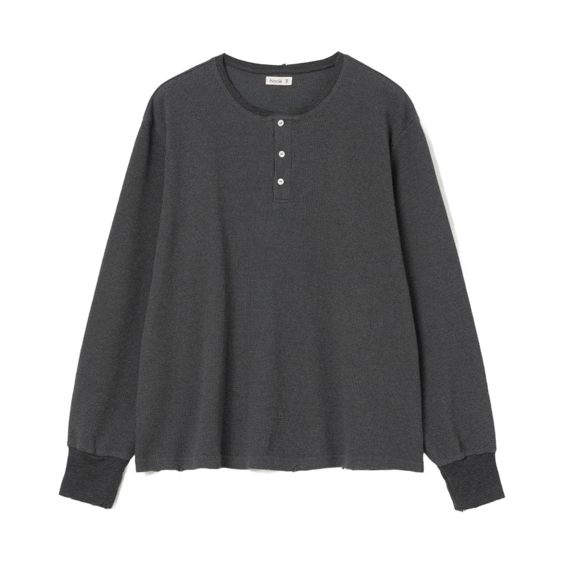 노클 키치너 헨리넥 차콜(Nocle Kitchener Henly Neck Charcoal)