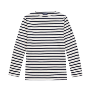 Saint James Meridien Moderne Striped Sailor Shirt Ecru Marine