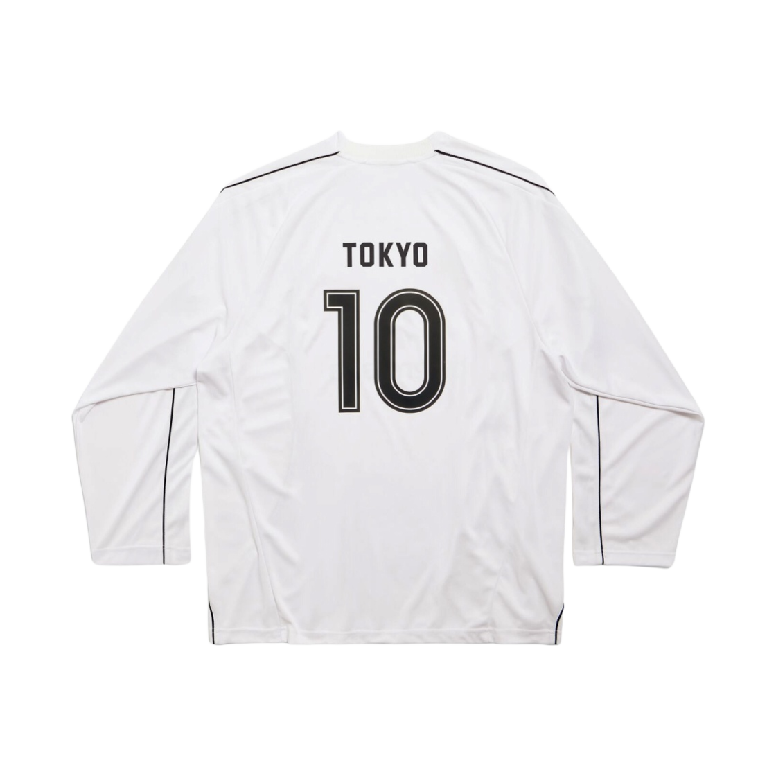발렌시아가 사커 시리즈 도쿄 사커 롱슬리브 오버사이즈 티셔츠 화이트(Balenciaga Soccer Series Tokyo Soccer Long Sleeve Oversized T-Shirt White) - 2