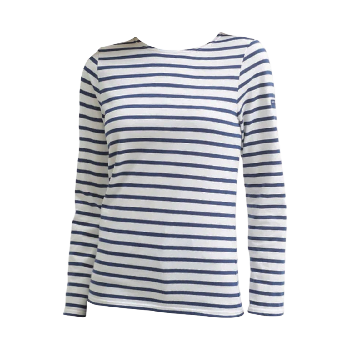 세인트 제임스 밍콰이어 모던 스트라이프 세일러 롱슬리브 티셔츠 네이지 마린(Saint James Minquiers Modern Striped Sailor Long Sleeve T-Shirt Neige Marine)