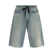 Balenciaga Denim Bermuda Shorts Blue
