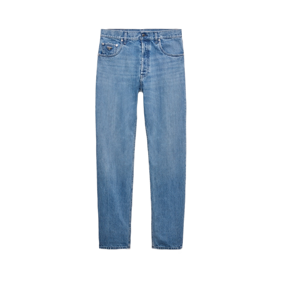 프라다 로우라이즈 데님 진 라이트 블루(Prada Low-Rise Denim Jeans Light Blue) - 1