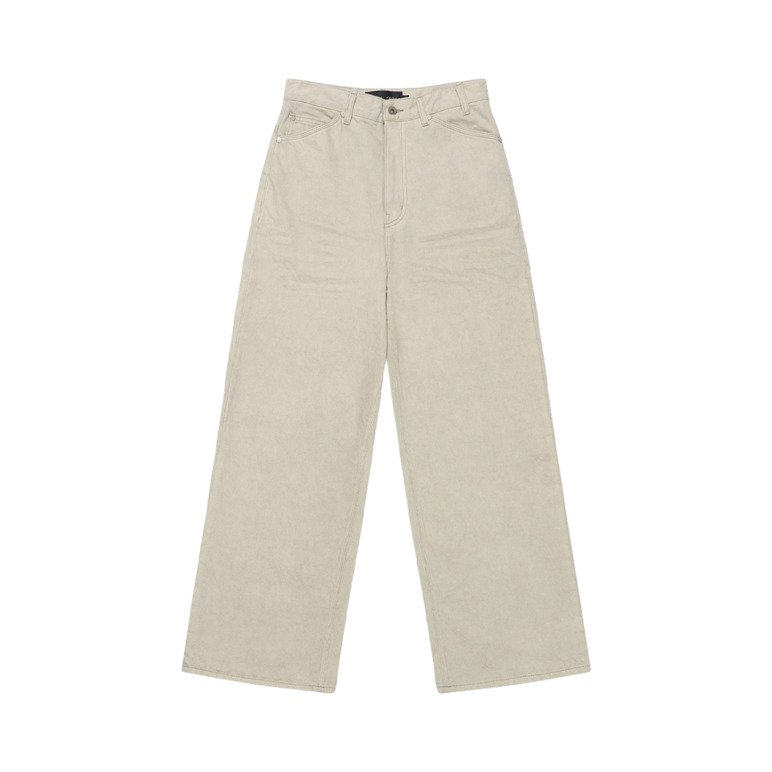 ST2409PTS07 STU Loose Fit Denim Pants Sand