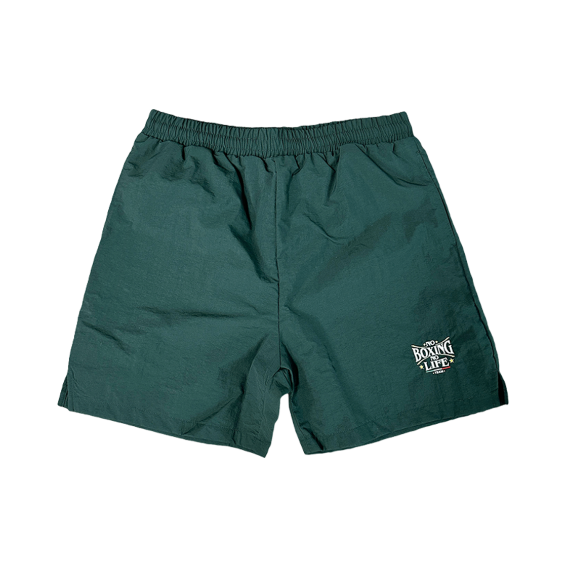 노복싱노라이프 OG 로고 트랙 쇼츠 그린(No Boxing No Life OG Logo Track Shorts Green)