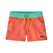(Kids) Patagonia Costa Rica Baggies Boardshorts 3 Inch Unlined Coho Coral