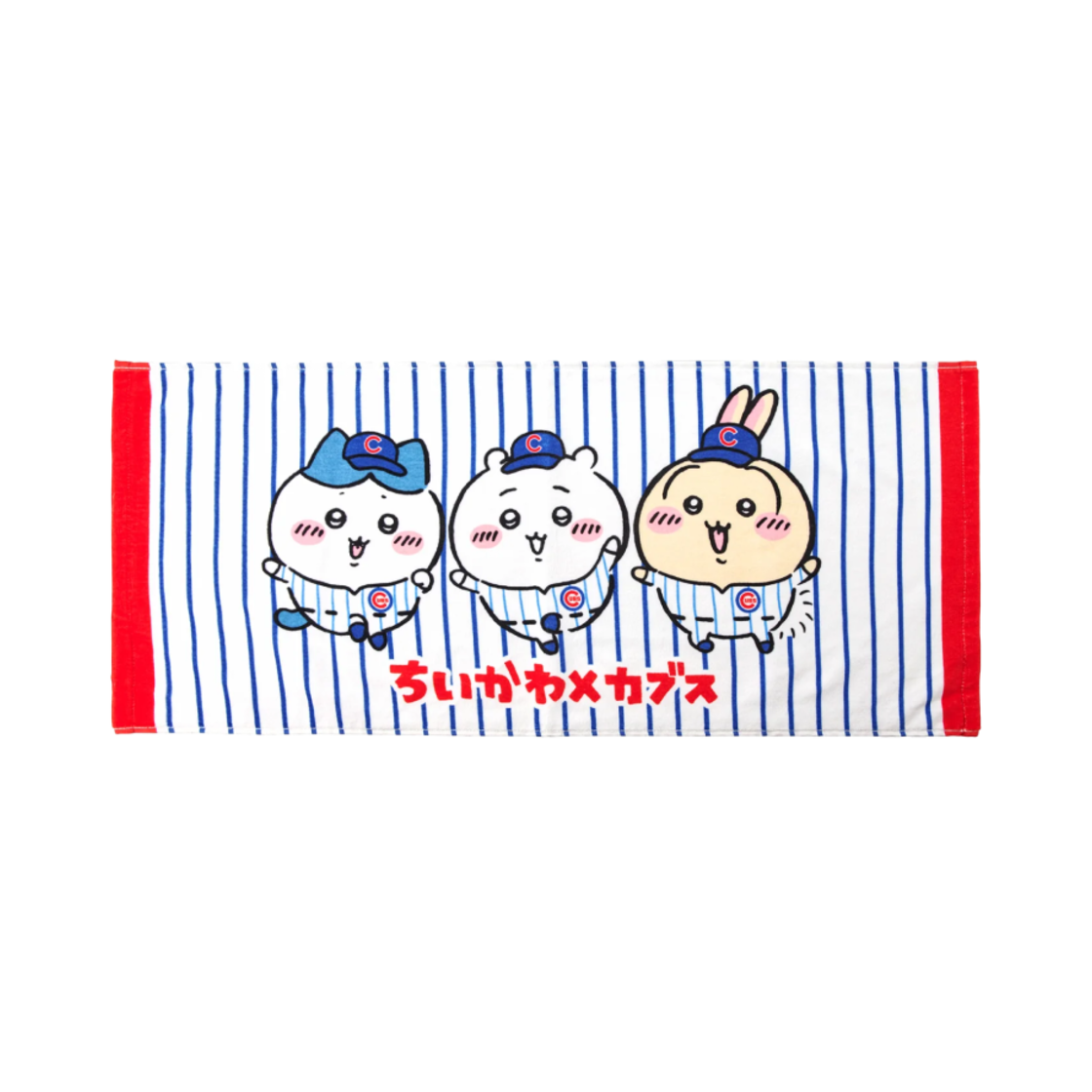 4970381715038 Chiikawa x MLB Tokyo Series Face Towel Chicago Cubs