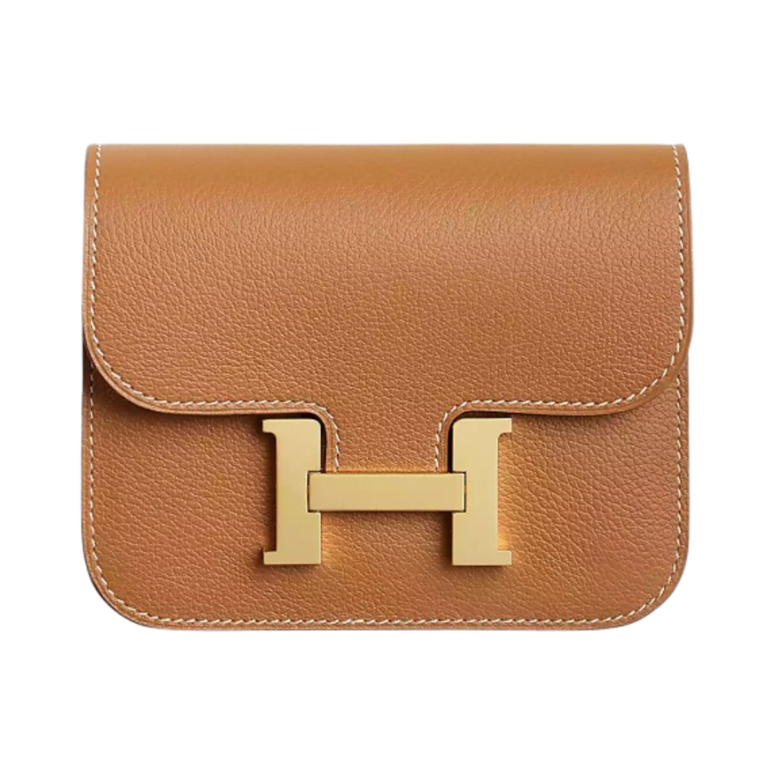 에르메스 콘스탄스 슬림 바이컬러 지갑 에버컬러 & 골드 하드웨어 라임(Hermes Constance Slim Bicolor Wallet Evercolor & Gold Lime) - 1