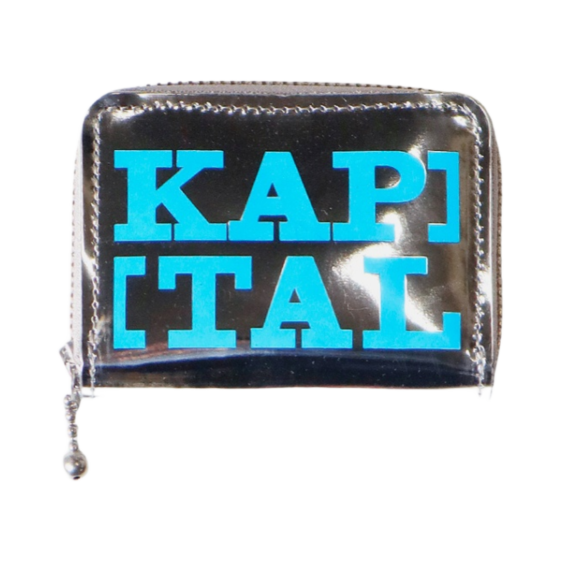 K2403XG506 Kapital Thumbs Up Mirror Leather Mini Wallet Saxophone