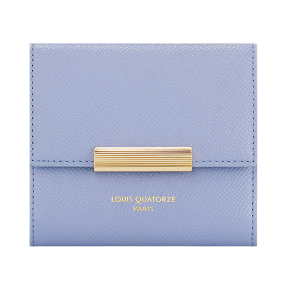 LLSQ1PB01FF5PB0171 Louis Quatorze Cheese Bi-Fold Half Wallet Persian Blue