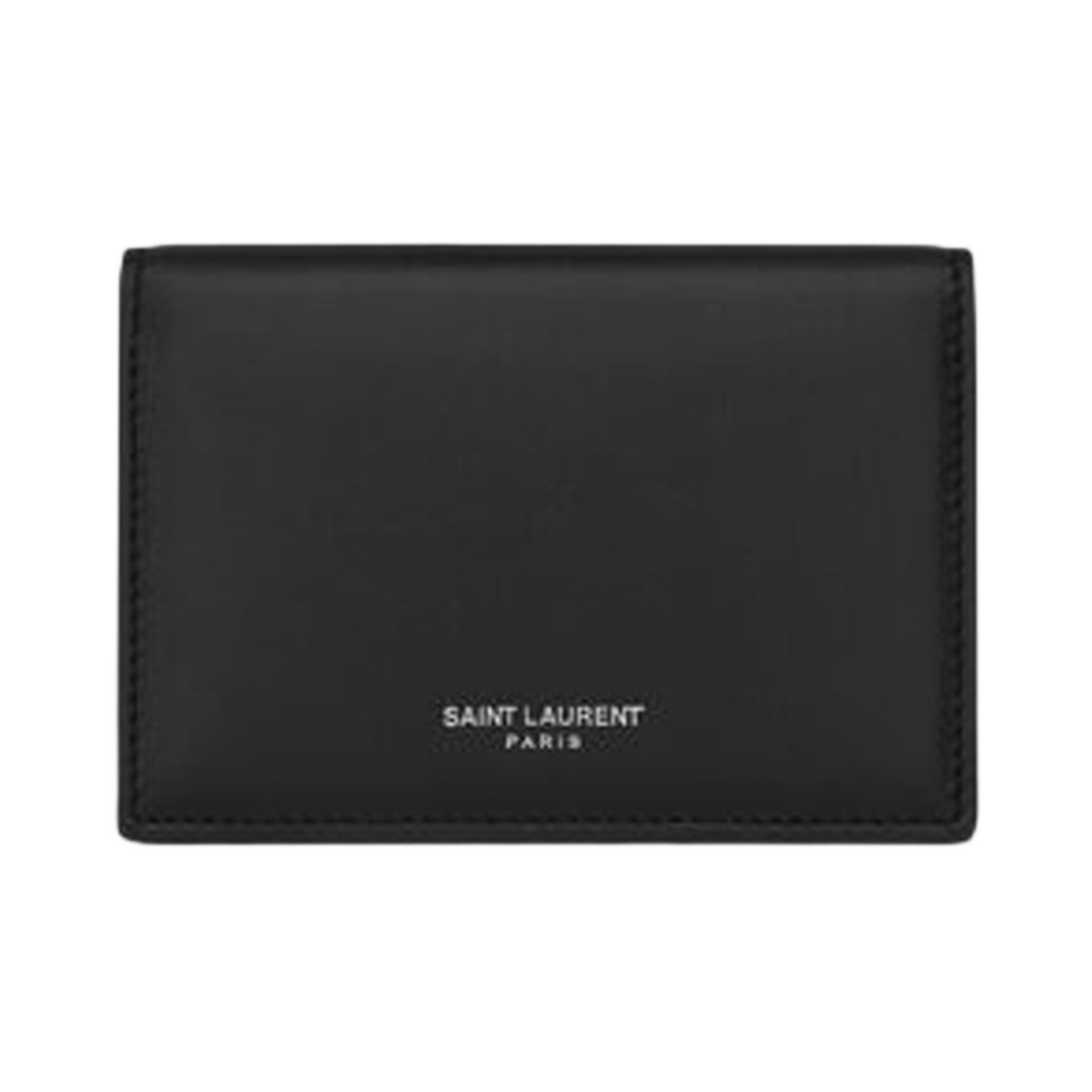 생로랑 비즈니스 카드 홀더 플랩 스무스 레더 블랙(Saint Laurent Business Card Holder with Flap in Smooth Leather Black) - 1