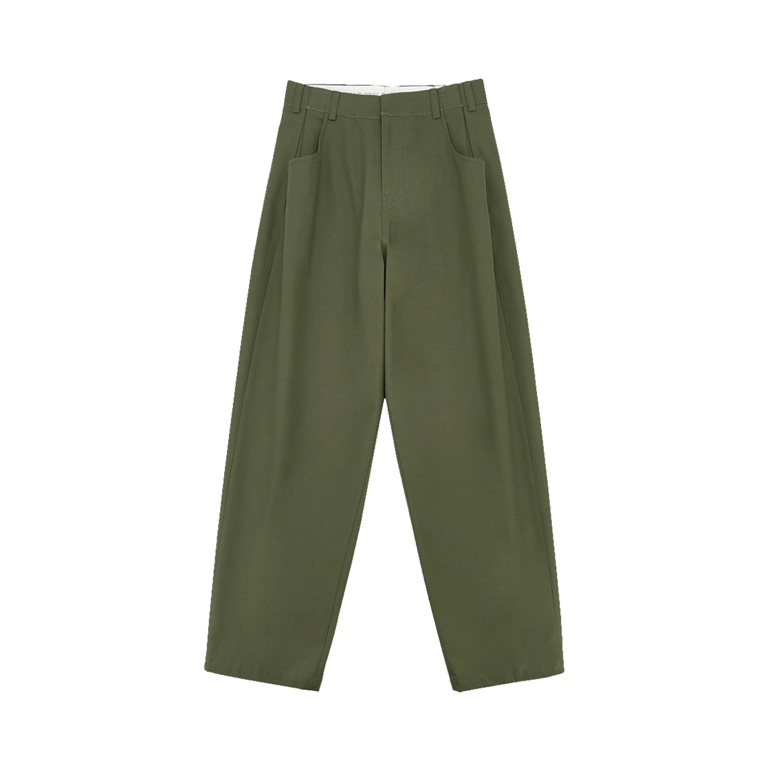 에스티유 X 미즈노 턱 팬츠 카키(STU X MIZUNO Tuck Pants Khaki)