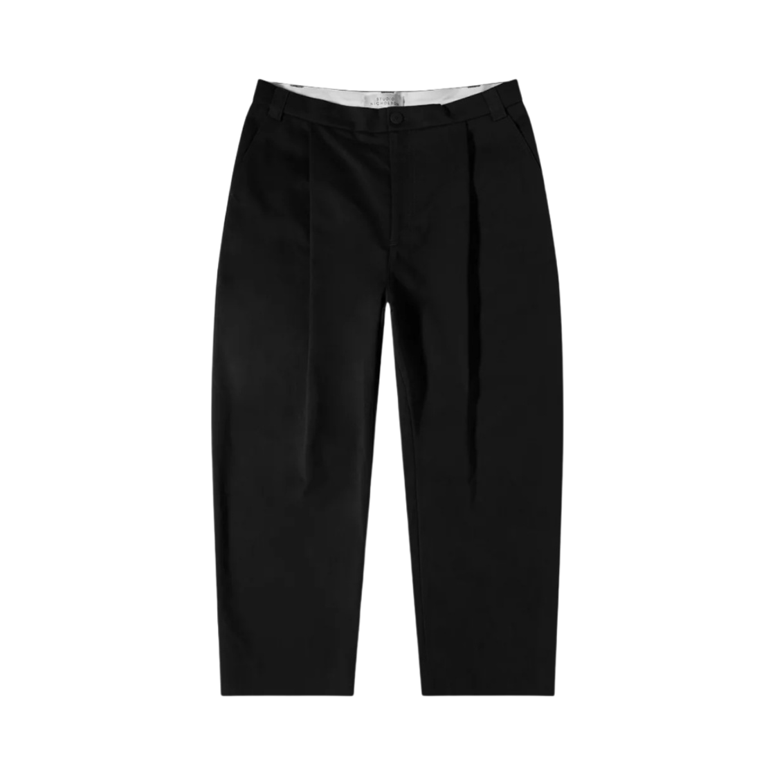 SNM-351 Studio Nicholson Sorte Pants Black