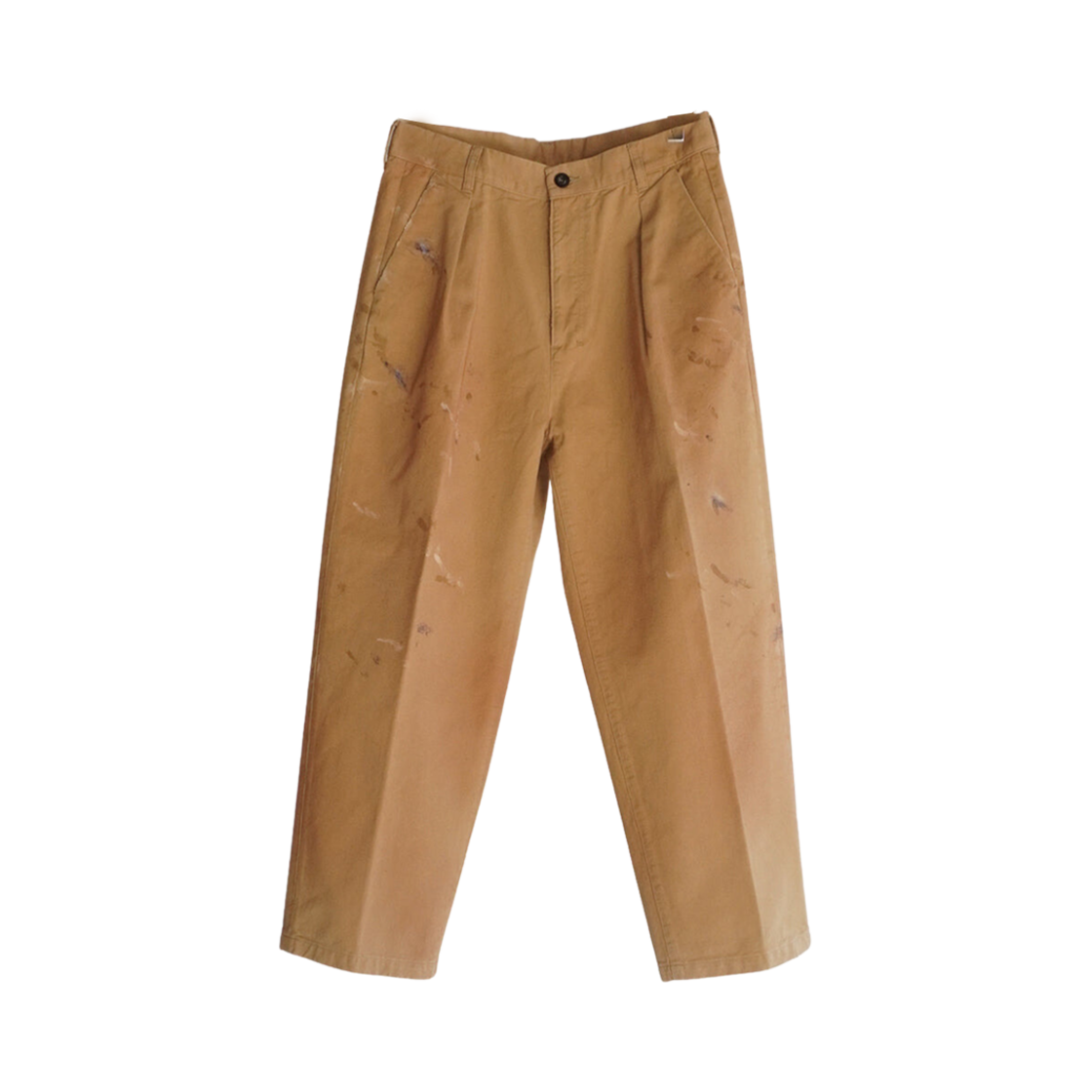 ANC-PT54 Ancellm Paint Chino Trousers Beige