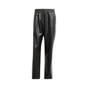 Adidas Faux Leather Adicolor 3S Firebird Track Pants Black - KR Sizing