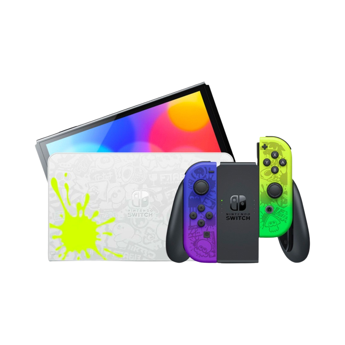 닌텐도 스위치 OLED 스플래툰 3 에디션 (국내 정식 발매 제품)(Nintendo Switch OLED Splatoon 3 Edition (Korean Ver.))