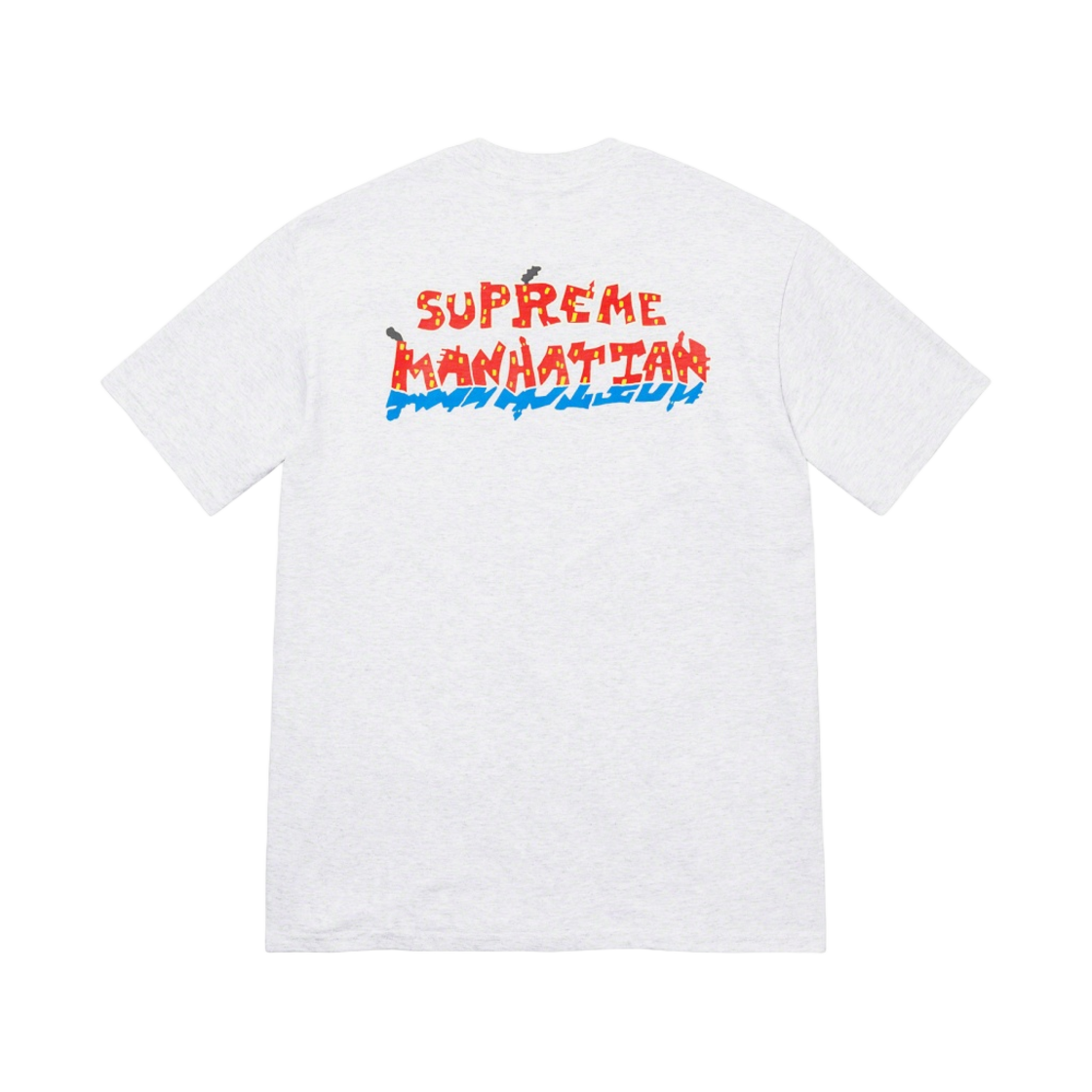 슈프림 맨하탄 티셔츠 애쉬 그레이 - 22SS(Supreme Manhattan T-Shirt Ash Grey - 22SS) - 2