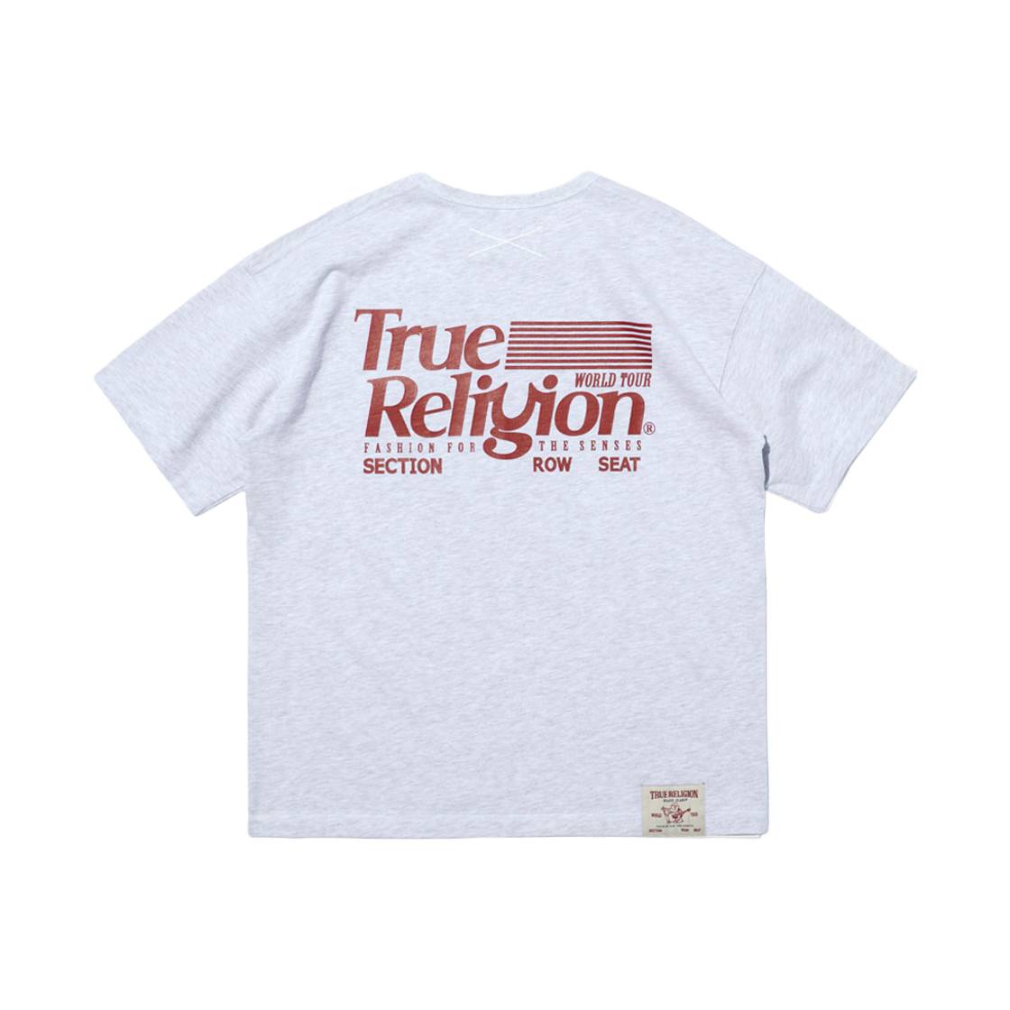 트루릴리젼 비전로고 티셔츠 멜란지 그레이(True Religion Vision Logo T-Shirt Melange Grey)