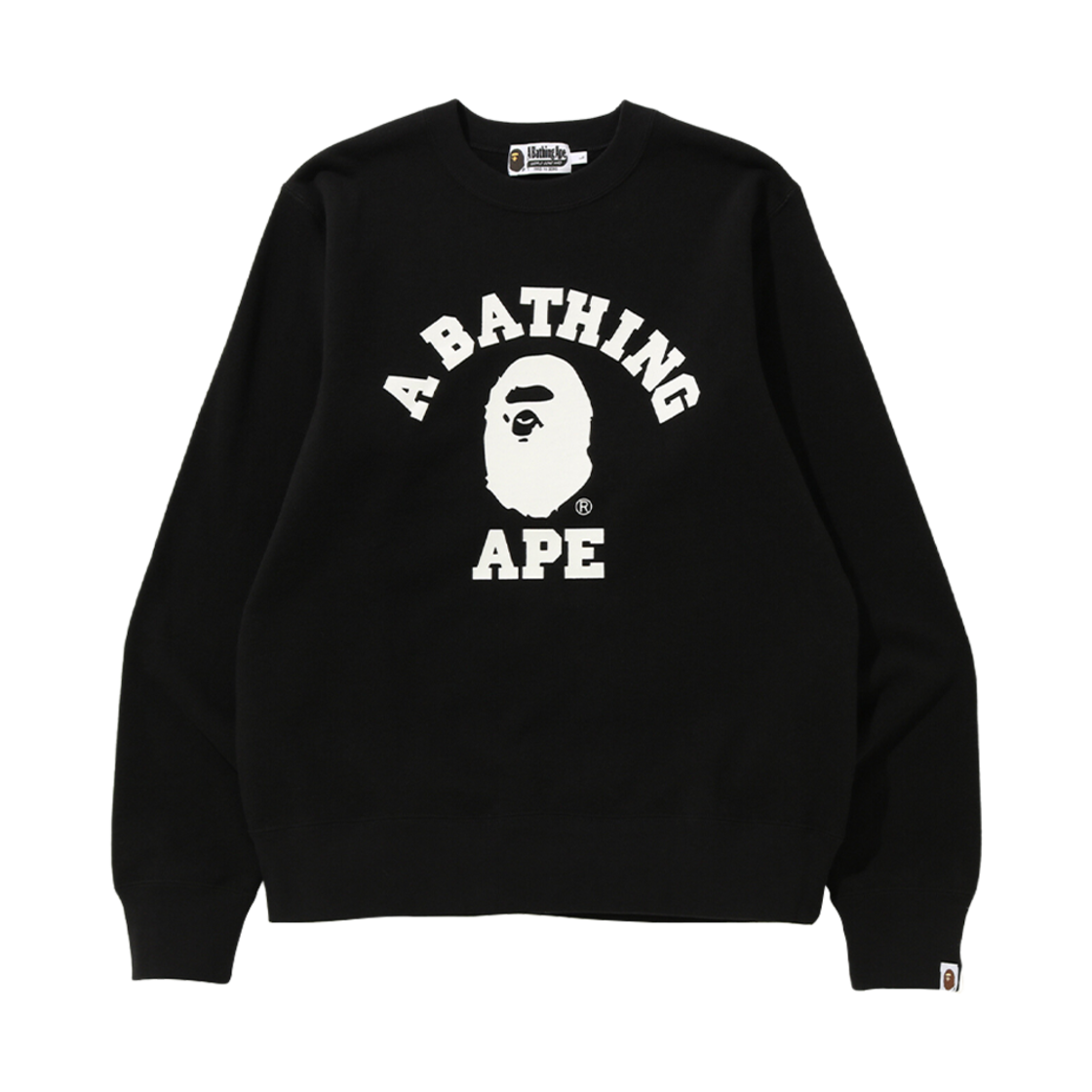 베이프 컬리지 스웨트셔츠 블랙(BAPE College Sweatshirt Black) - 1
