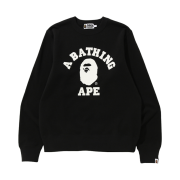 BAPE College Sweatshirt Black