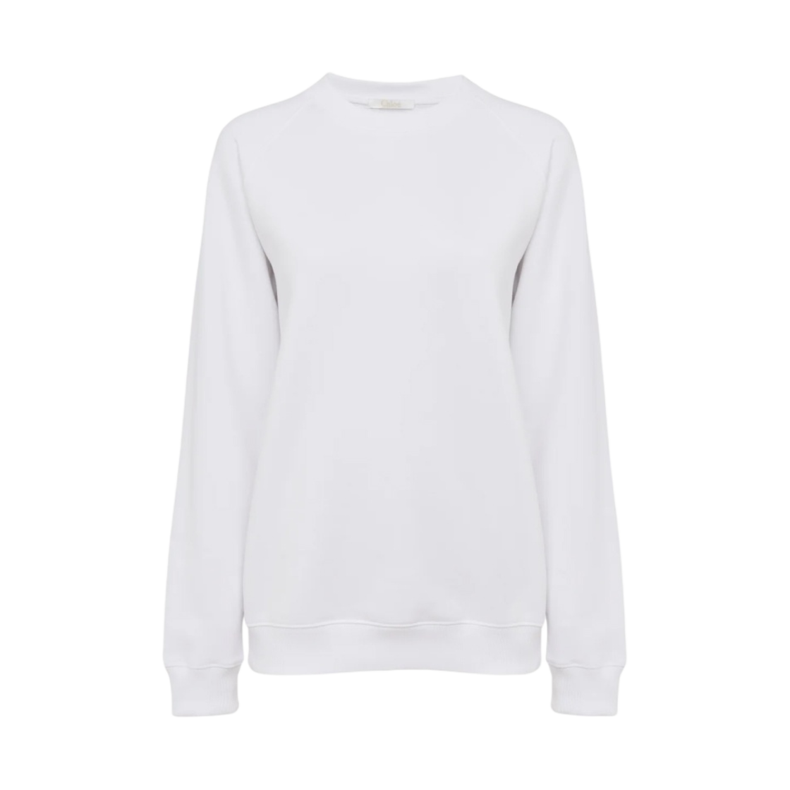 CHC23SJH10190101 (W) Chloe Crew Neck Jumper White