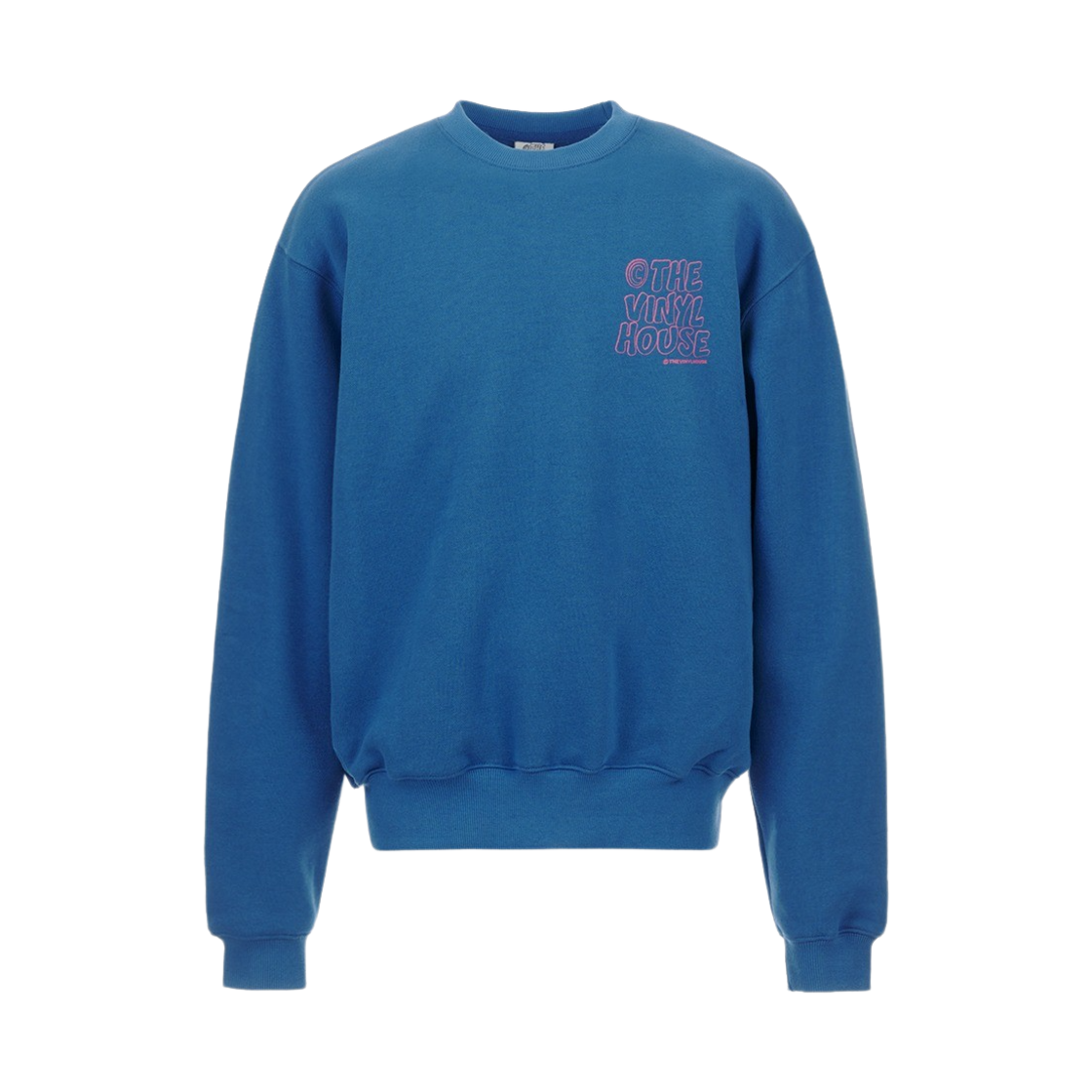 더바이닐하우스 라인 로고 스웨트셔츠 라이트 블루