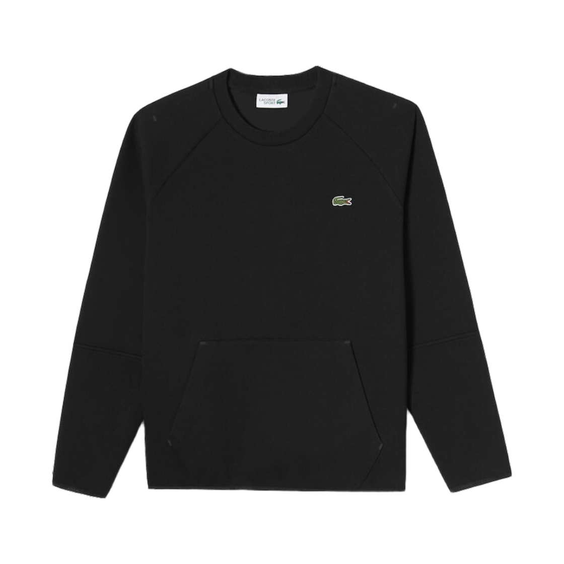 라코스테 테크니컬 크루넥 스웨트셔츠 블랙(Lacoste Technical Crewneck Sweatshirt Black) - 1