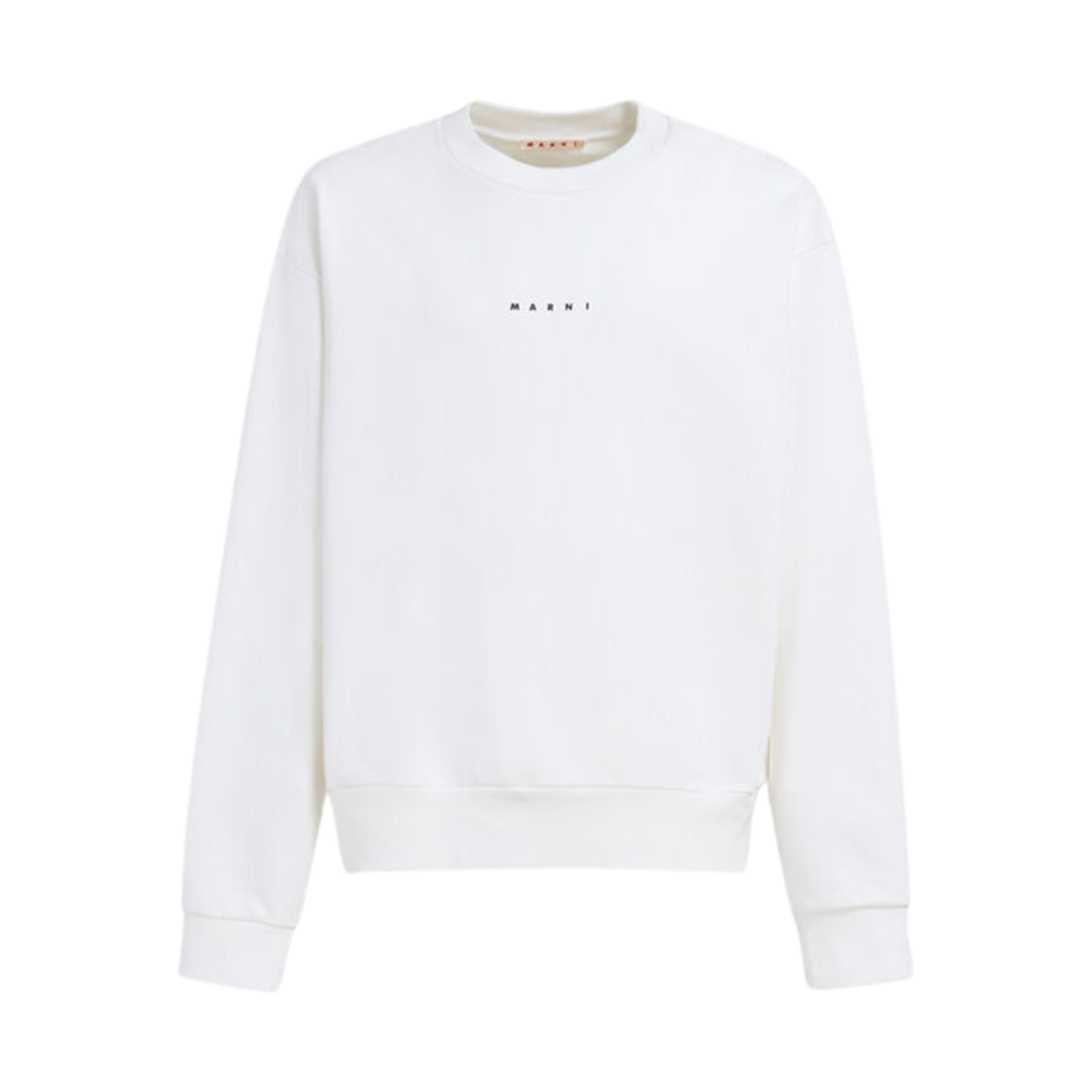 마르니 로고 코튼 스웨트셔츠 화이트(Marni Logo Cotton Sweatshirt White)