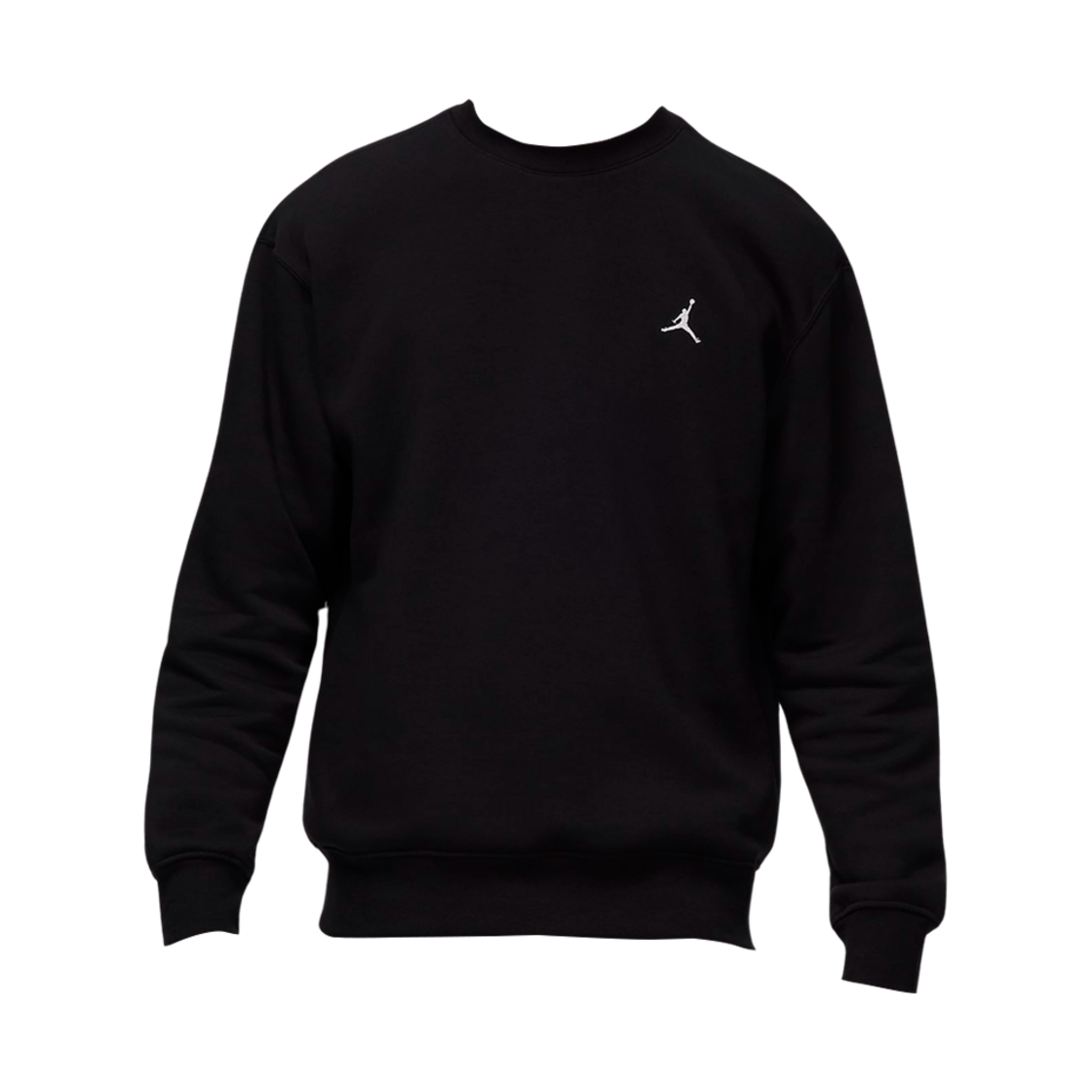 조던 브루클린 플리스 크루넥 스웨트셔츠 블랙 화이트 - 아시아(Jordan Brooklyn Fleece Crewneck Sweatshirt Black White - Asia) - 1