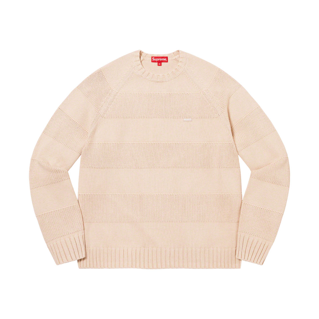 슈프림 스몰 박스 스트라이프 스웨터 스톤 - 23SS(Supreme Small Box Stripe Sweater Stone - 23SS) - 1