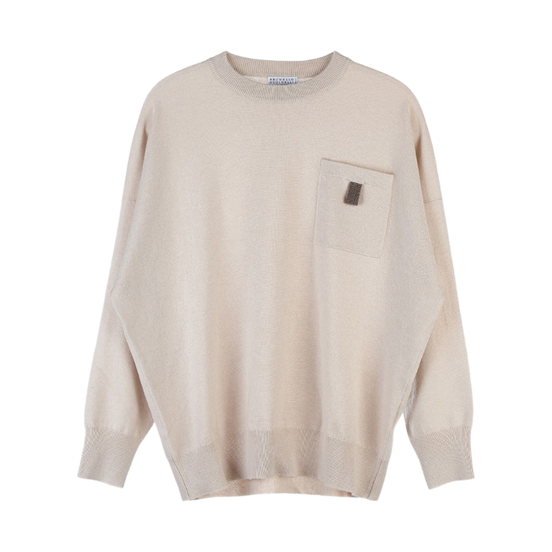 M12174100P-CN058 (W) Brunello Cucinelli Cashmere Knit Beige
