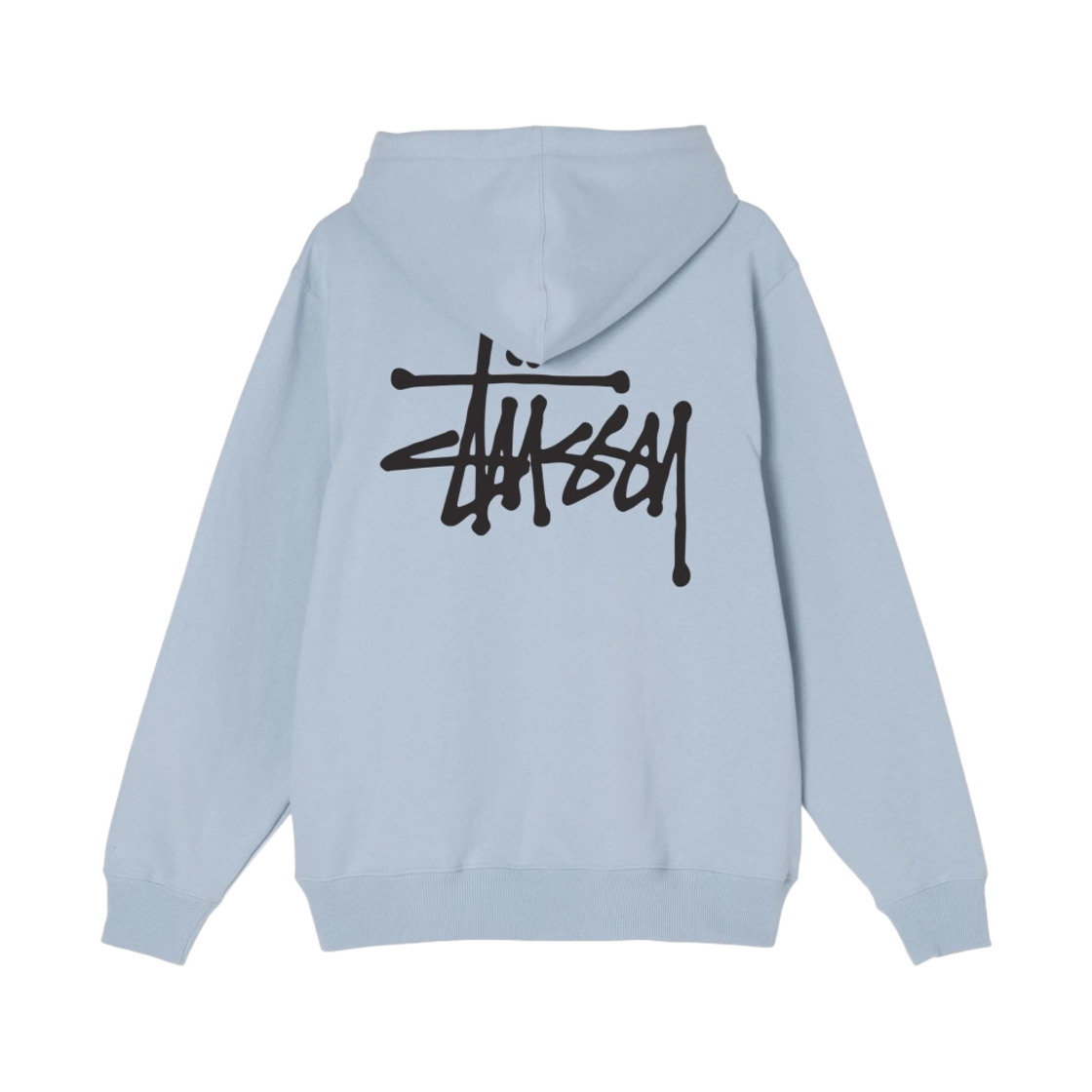 스투시 베이직 스투시 후드 스틸 2021