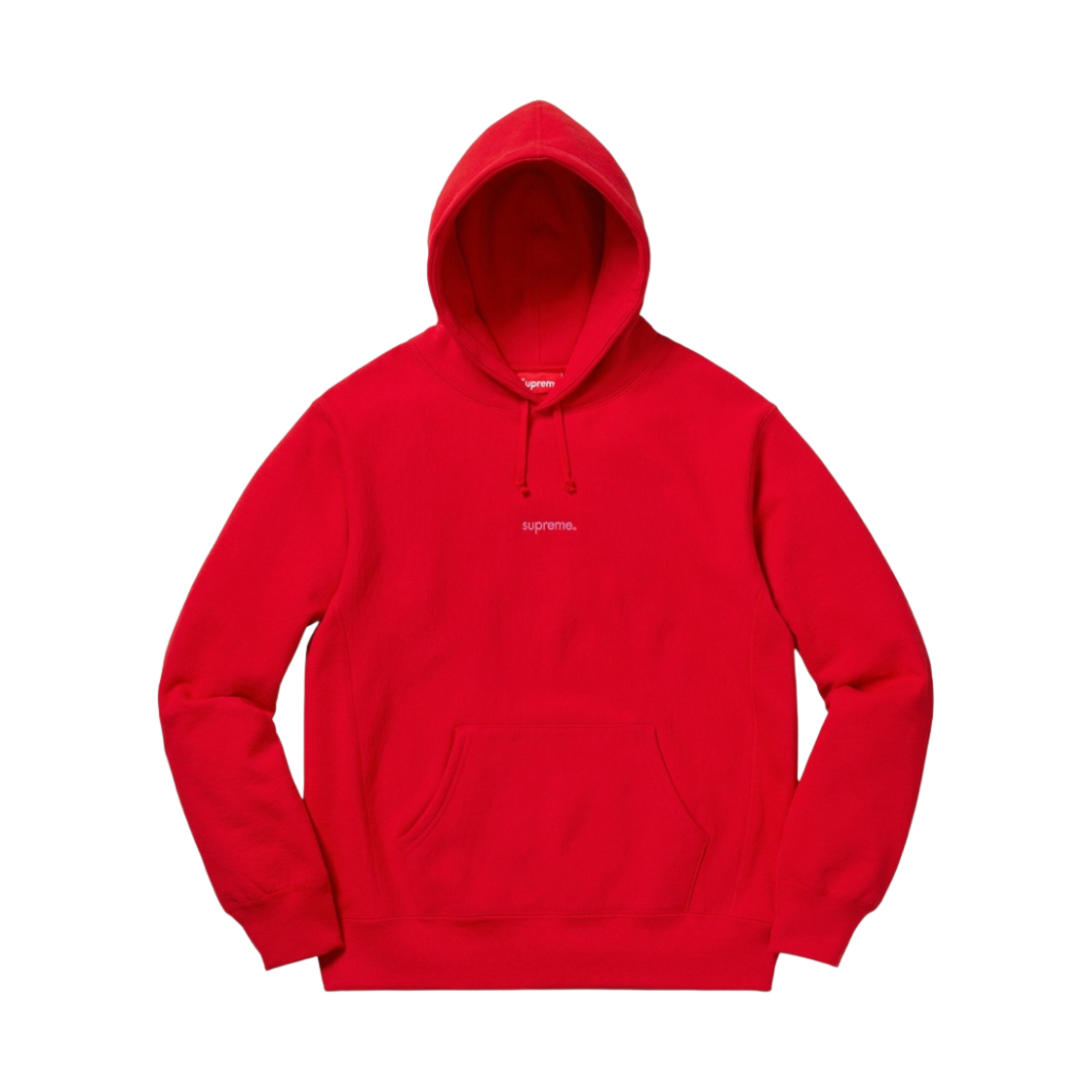 - Supreme Trademark Hooded Sweatshirt Red - 18FW