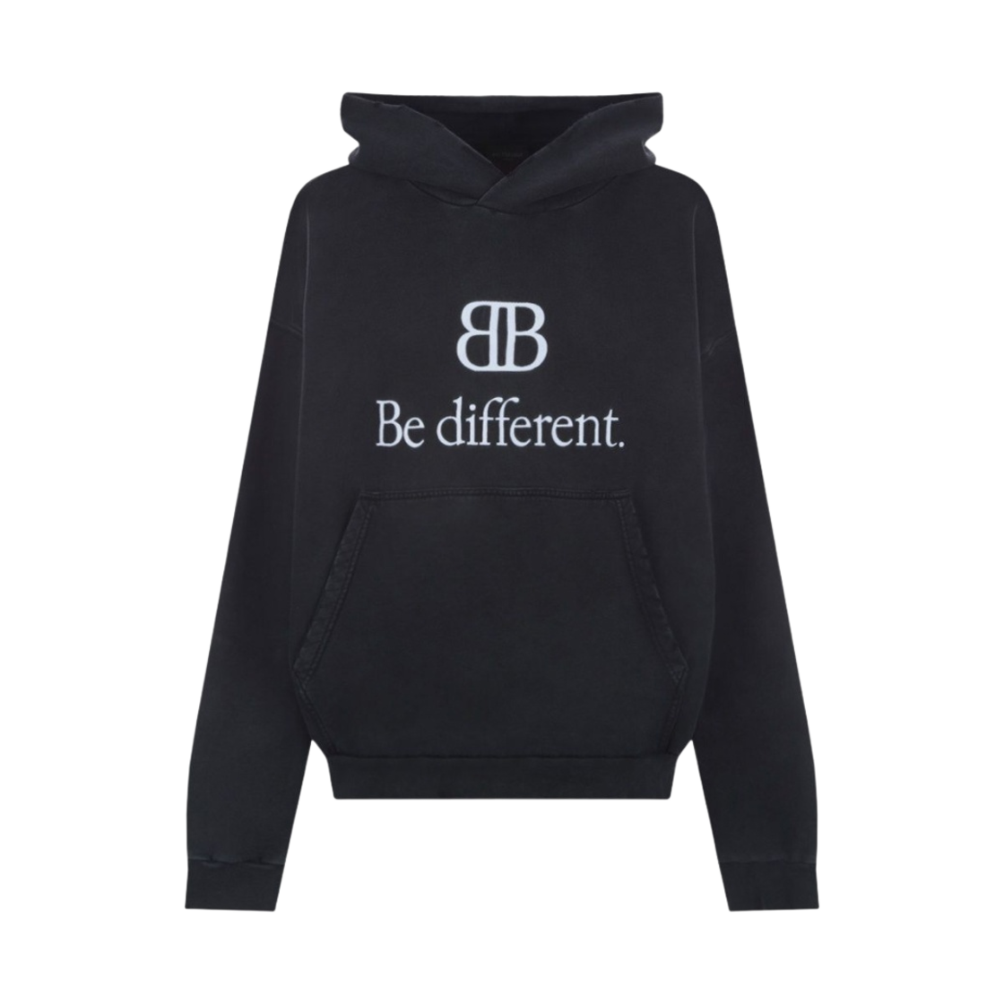 발렌시아가 비 디프런트 후드 블랙