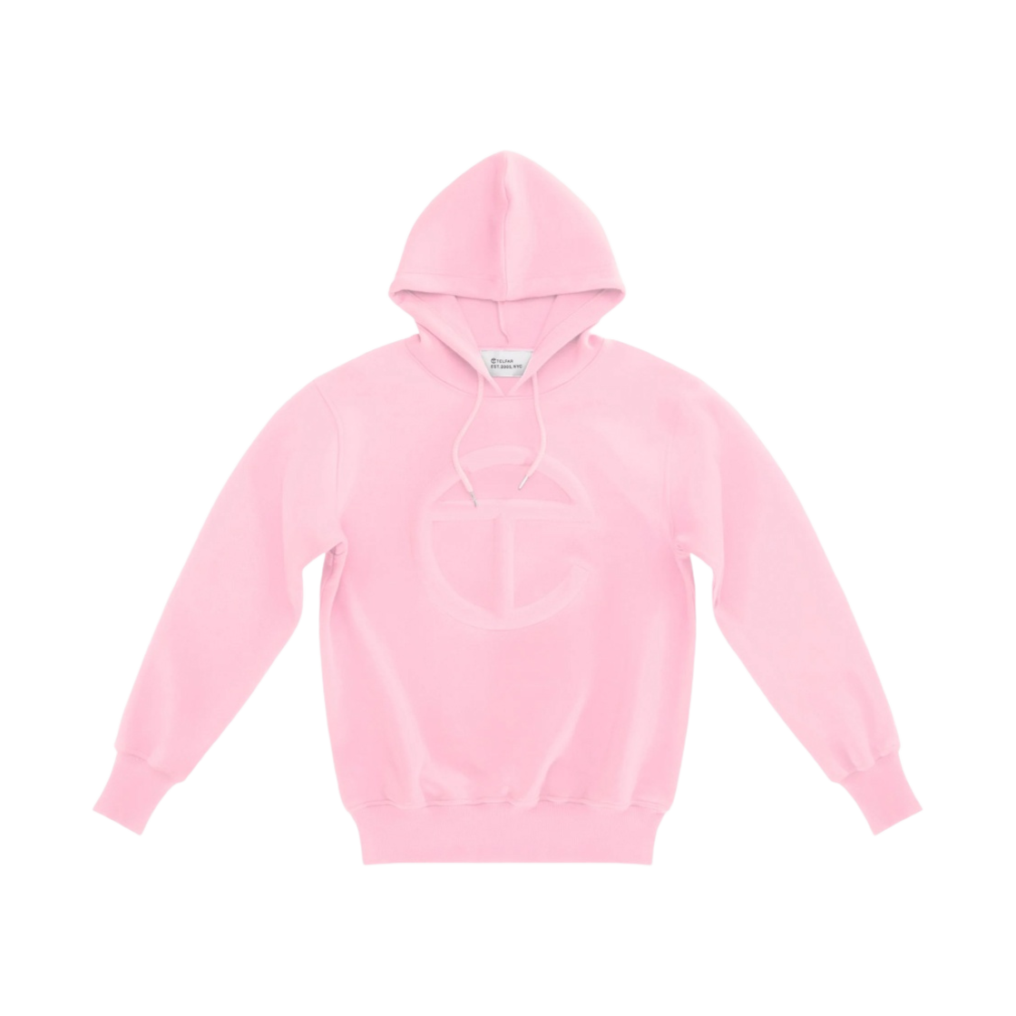- Telfar Embossed Hoodie Bubblegum