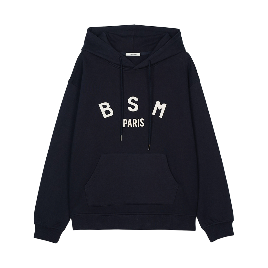 BS4FHD553NV Bensimon BSM Patch Logo Hoody Navy