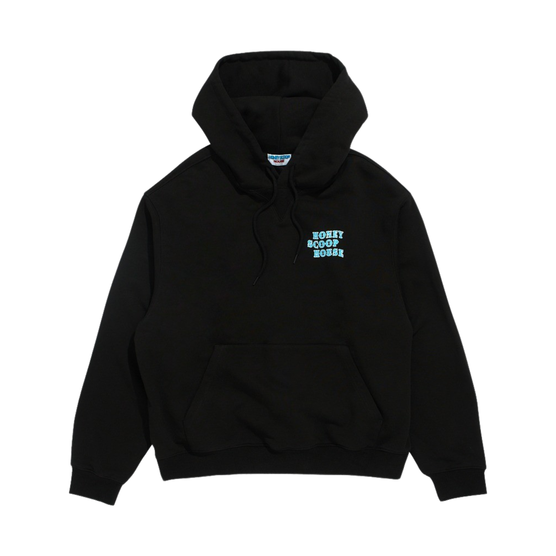 허니스쿱하우스 웨스트 웨이브 후디드 스웨트셔츠 블랙(Honey Scoop House West Wave Hooded Sweatshirt Black)