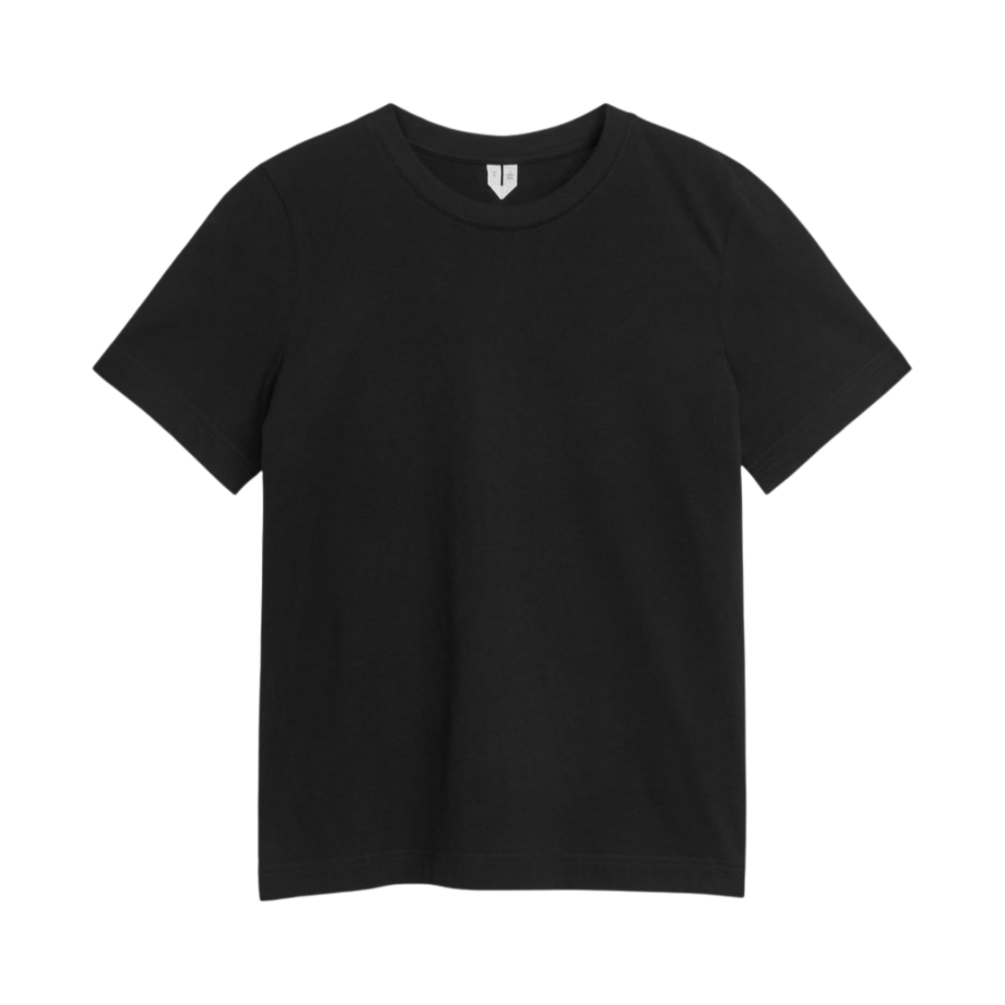 (W) 아르켓 크루넥 티셔츠 블랙((W) Arket Crewneck T-Shirt Black)