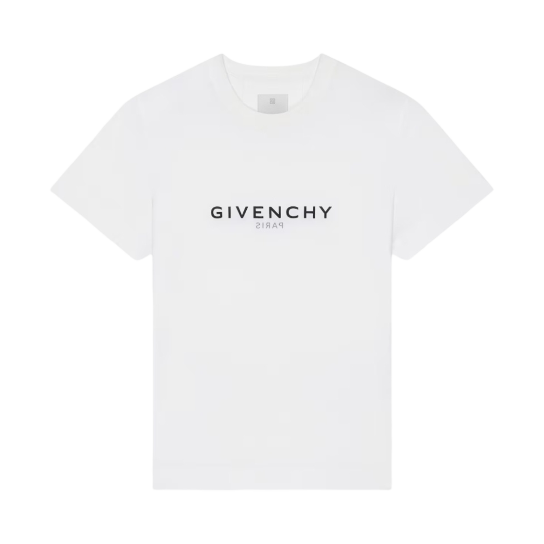 BM71653Y6B-100 Givenchy Reverse Slim Fit T-Shirt in Cotton White