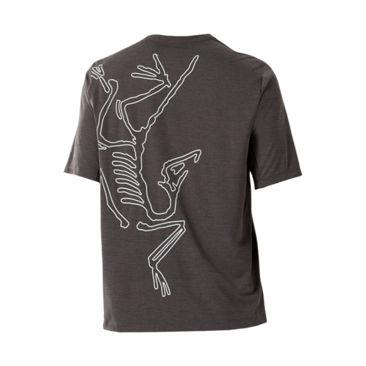 7994/9721 Arc'teryx Cormac Arc'Bird Logo SS T-Shirt Black Heather