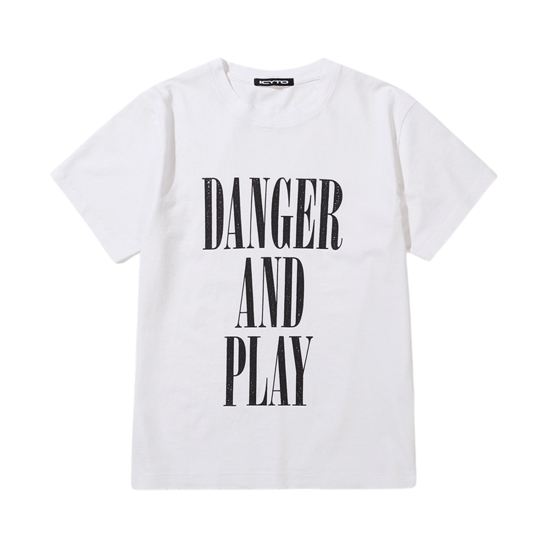 아이시토 데인저 앤 플레이 티셔츠 화이트(Icyto Danger And Play T-Shirt White)