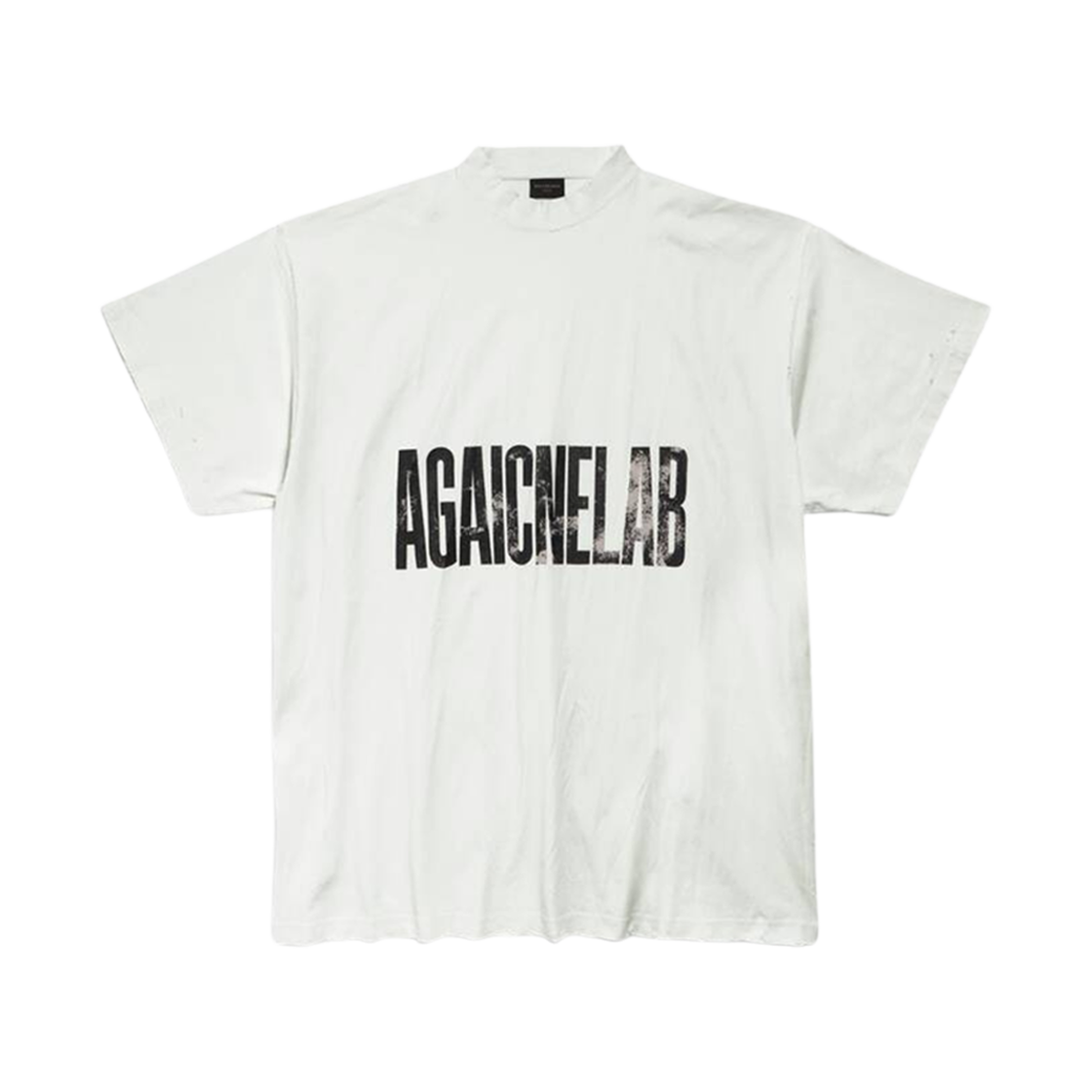 787349TRVA19081 Balenciaga Agaicnelab T-Shirt Oversized Fit White