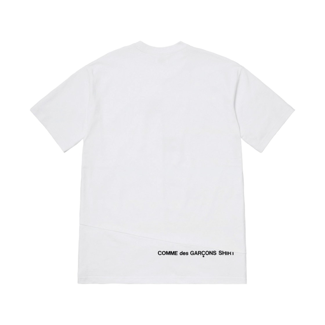 슈프림 x 꼼데가르송 셔츠 스플릿 박스로고 티셔츠 화이트 - 18FW(Supreme x Comme des Garcons Shirt Split Box Logo T-Shirt White - 18FW) - 2