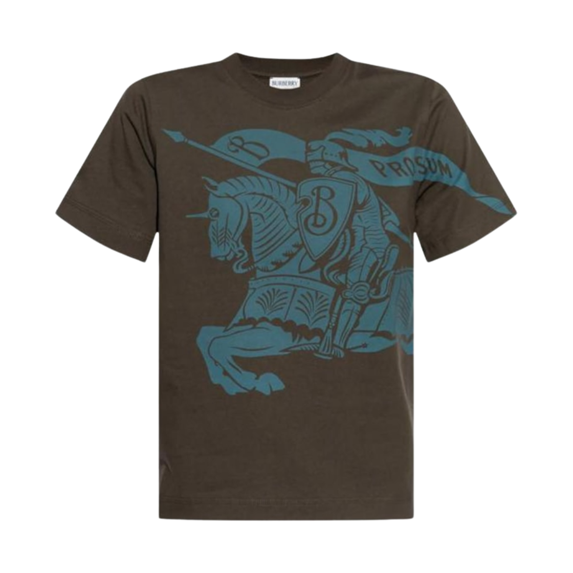 8096377 (W) Burberry Prorsum Print Round T-Shirt Dark Brown