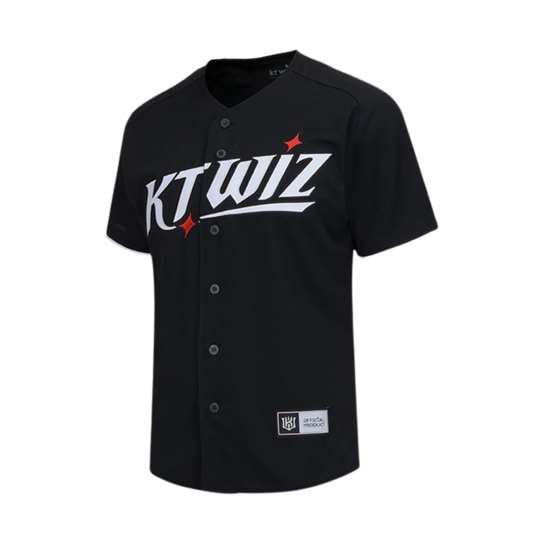 KT 위즈 2025 레플리카 유니폼 블랙 (논 마킹 버전)(KT Wiz 2025 Replica Uniform Black (Non Marking Ver.))