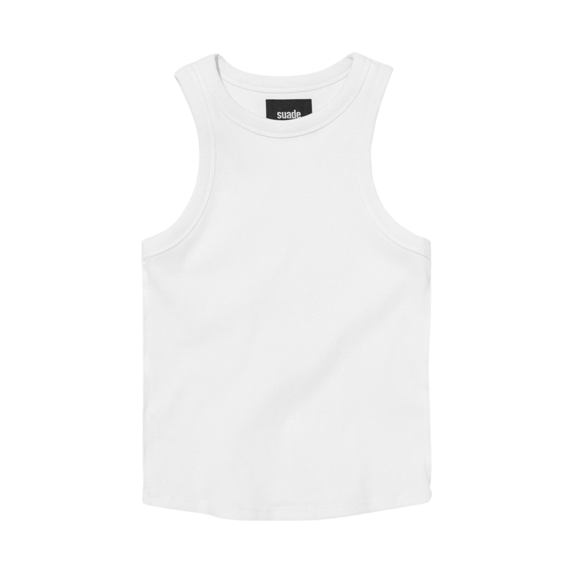 스웨이드 워시드 슬리브리스 화이트(Suade Washed Sleeveless White)