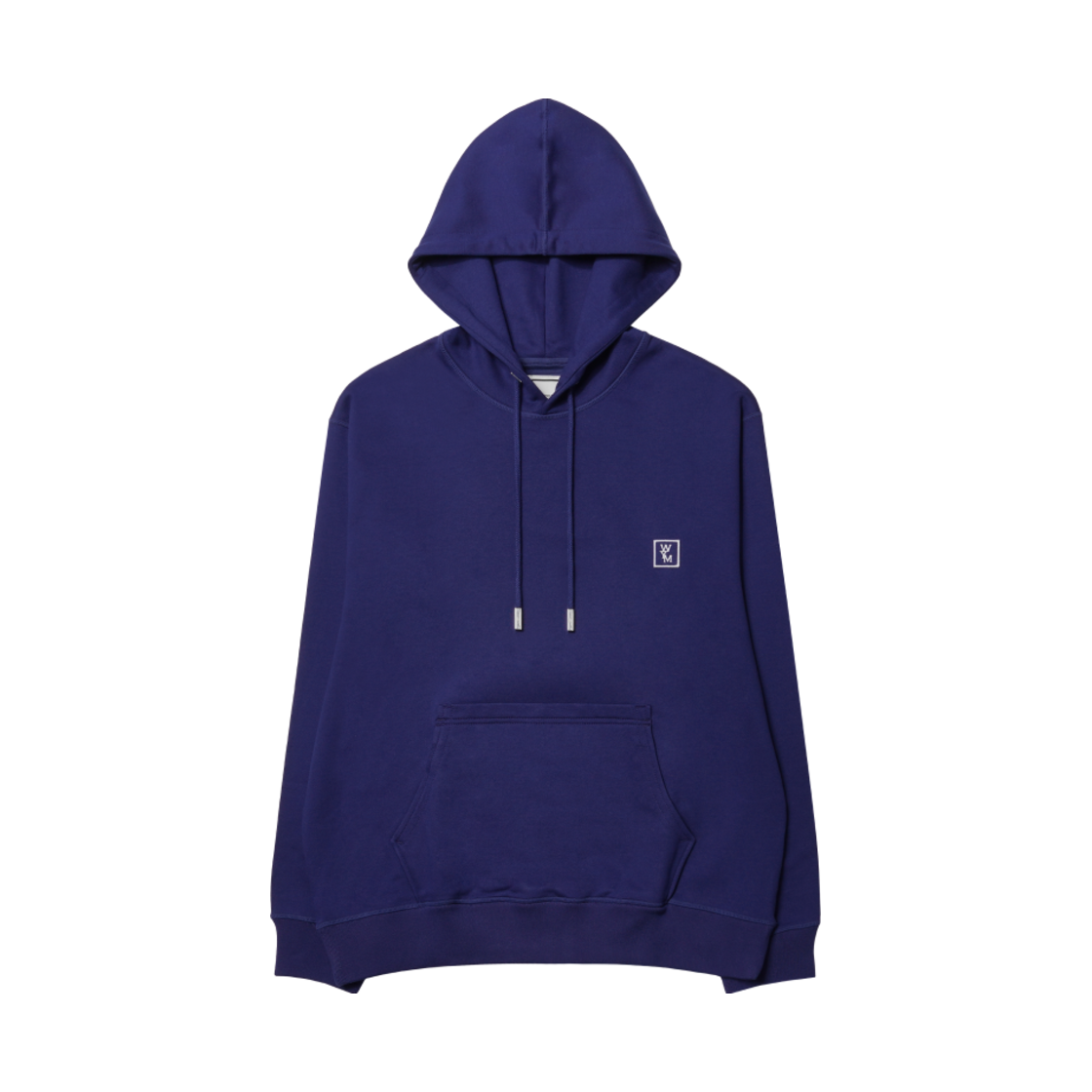 우영미 코튼 백로고 후드 티셔츠 네이비 - 24SS(Wooyoungmi Cotton Back Logo Hooded T-Shirt Navy - 24SS) - 2